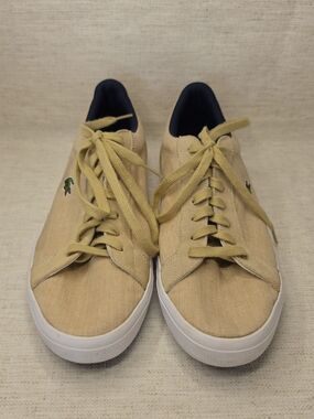 Lacoste Men’s Beige Low-Top Sneakers